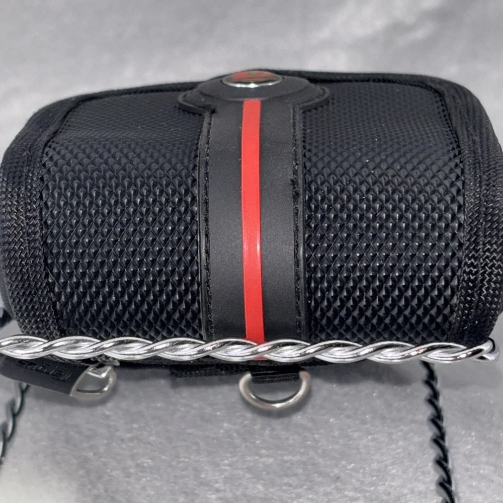 Targus Digital Camera Accessory Case‎ Black Nylon Compact Belt Loop Pockets EUC